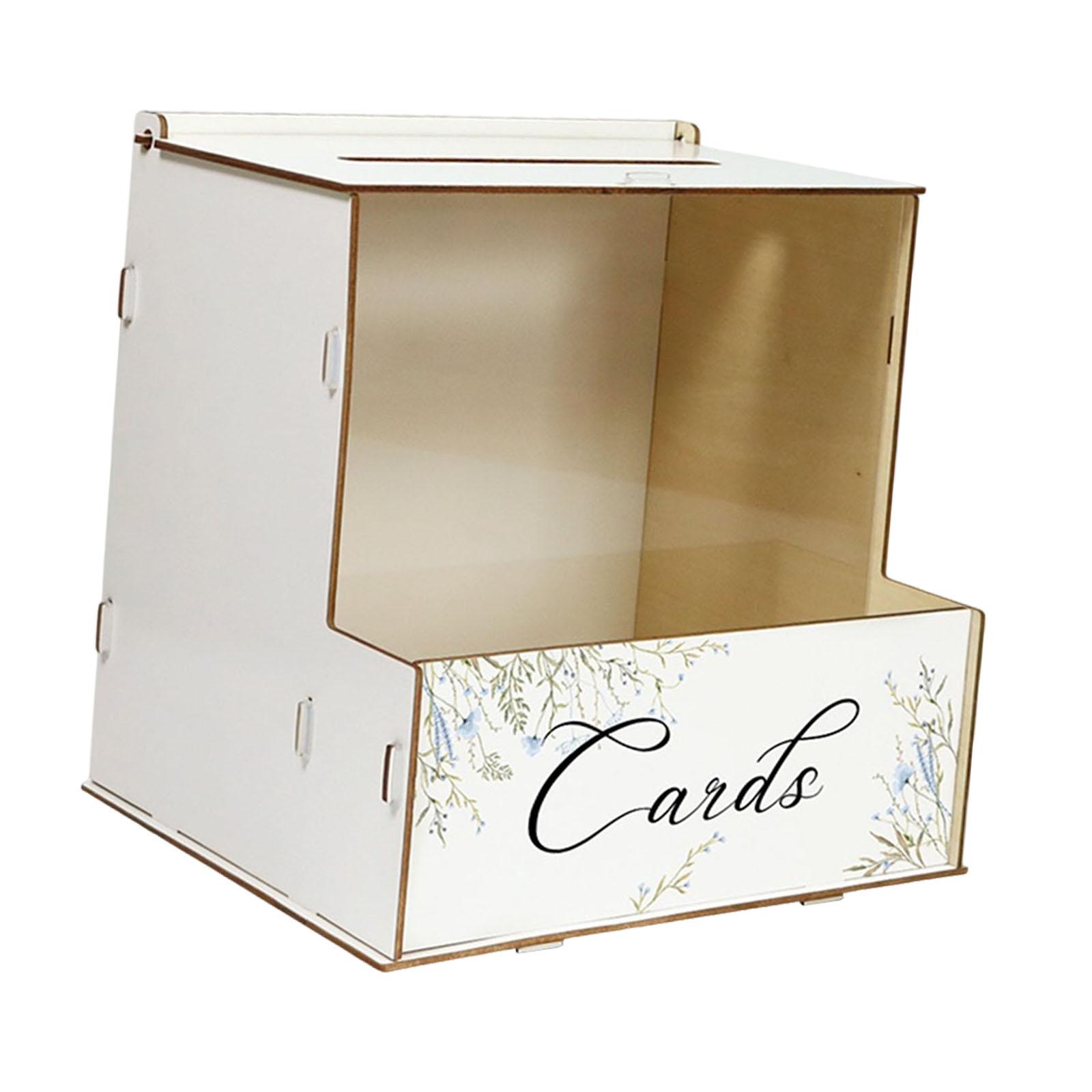 Wedding Card Box - Personalized Rustic Wedding Card Box with