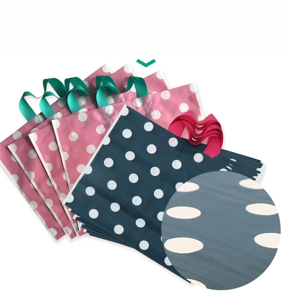 48pcs Frosted Polka Dot Tote B - Wedding/Event Supply Store 评论和价格
