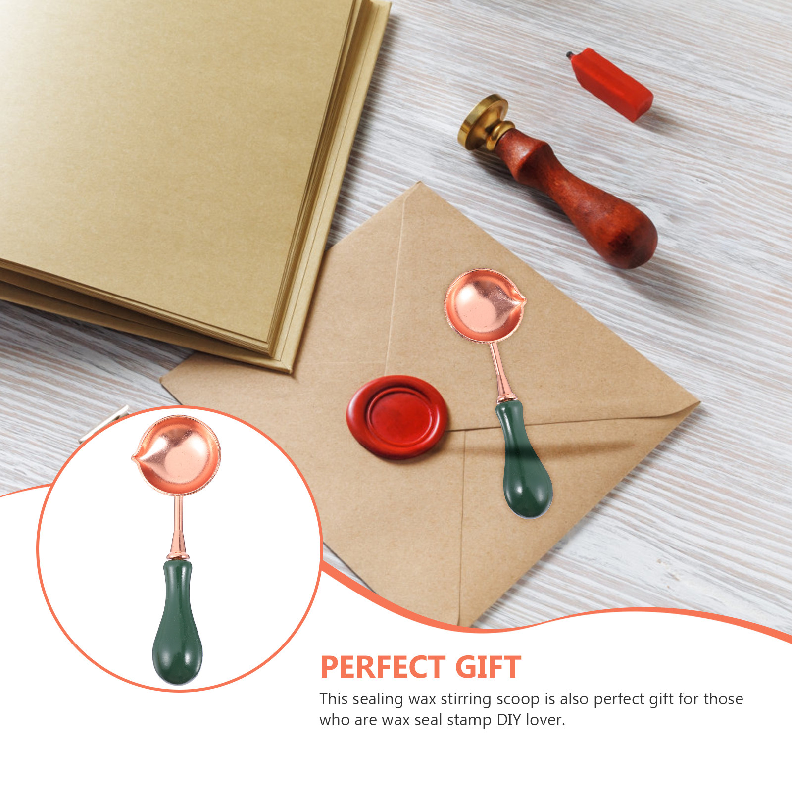 Wax Seal Spoon for Envelopes – - Wedding Envelopes 评论和价格