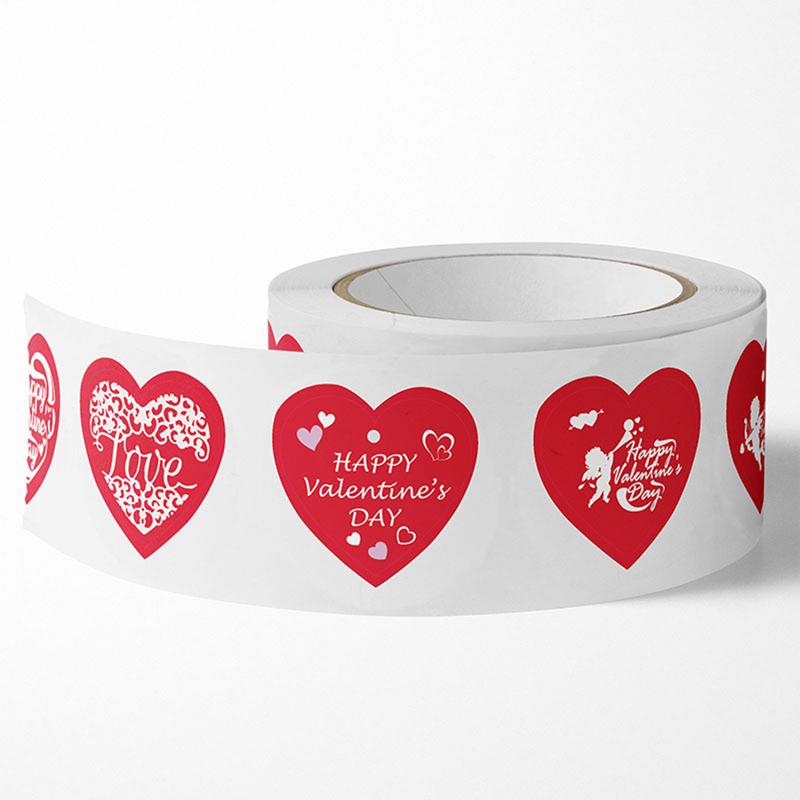 Valentine's Day Heart Stickers - Wedding Envelopes 评论和价格