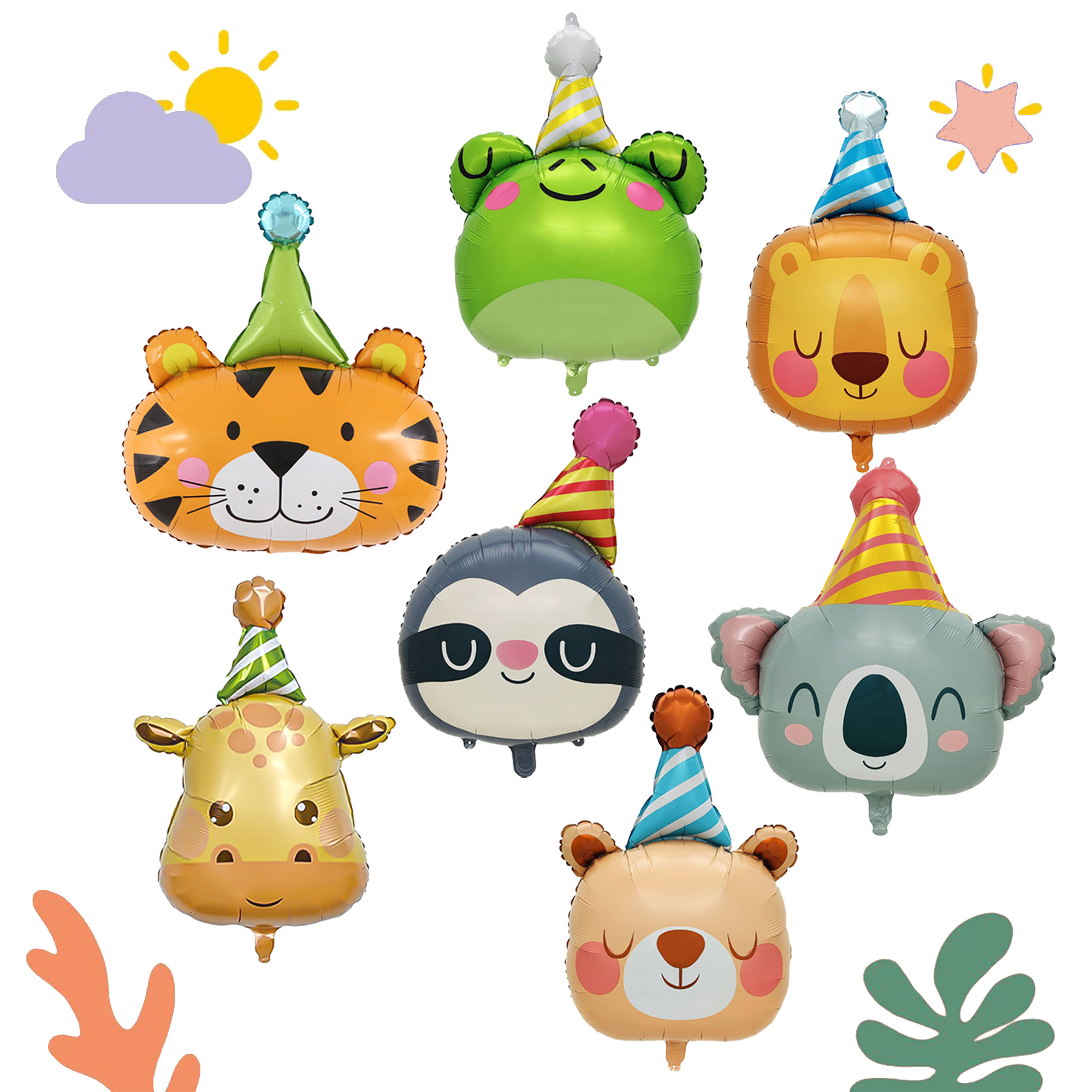 Animal Aluminum Film Balloon S - Wedding Zoo 评论和价格