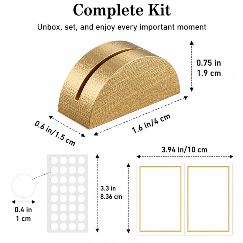 ABMR-For Events Mini Gold Tabl - Table Number Gold 评论和价格
