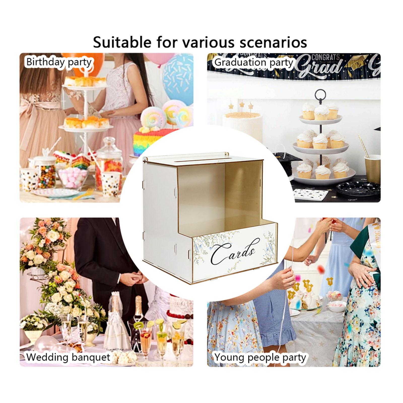 Personalized Rustic Wedding Ca - Wedding Card Box 评论和价格